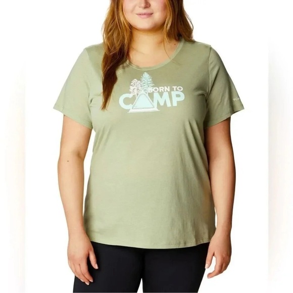 Columbia Women's Daisy Days Graphic T-Shirt - Plus Size 1X NWT - Picture 1 of 2